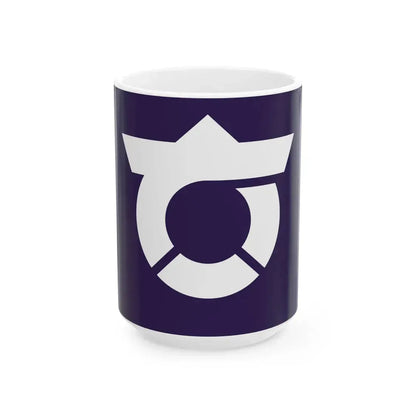 Flag of Takayama Gunma (Japan) White Coffee Mug 15oz - Go Mug Yourself