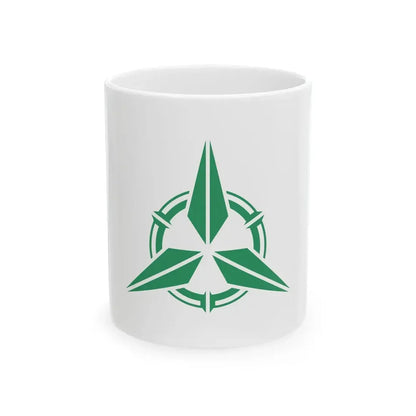 Flag of Takehara Hiroshima (Japan) White Coffee Mug 11oz - Go Mug Yourself