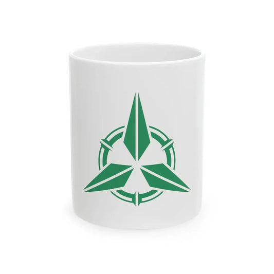 Flag of Takehara Hiroshima (Japan) White Coffee Mug 11oz - Go Mug Yourself