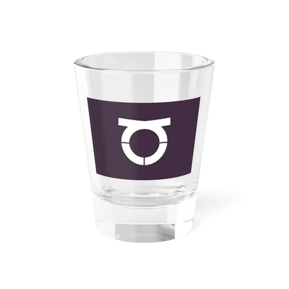 Flag of Takeo Saga (Japan) Shot Glass 1.5oz 1.5oz - Go Mug Yourself