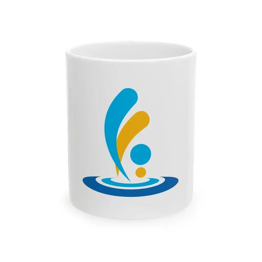 Flag of Taketa Oita (Japan) White Coffee Mug 11oz - Go Mug Yourself