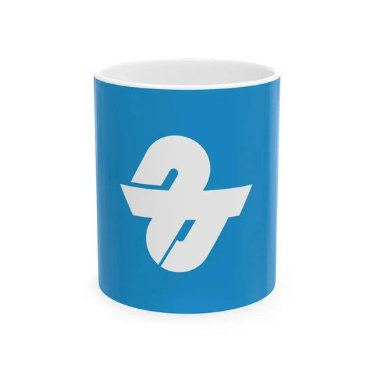 Flag of Taketoyo Aichi (Japan) White Coffee Mug 11oz - Go Mug Yourself
