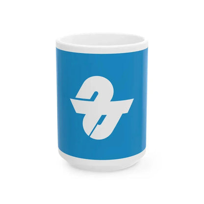 Flag of Taketoyo Aichi (Japan) White Coffee Mug 15oz - Go Mug Yourself