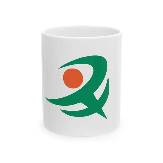 Flag of Taki Mie (Japan) White Coffee Mug 11oz - Go Mug Yourself