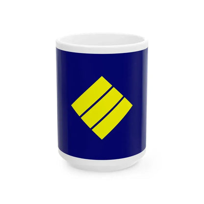 Flag of Takikawa Hokkaido (Japan) White Coffee Mug 15oz - Go Mug Yourself
