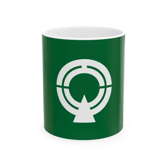 Flag of Takinoue Hokkaido (Japan) White Coffee Mug 11oz - Go Mug Yourself