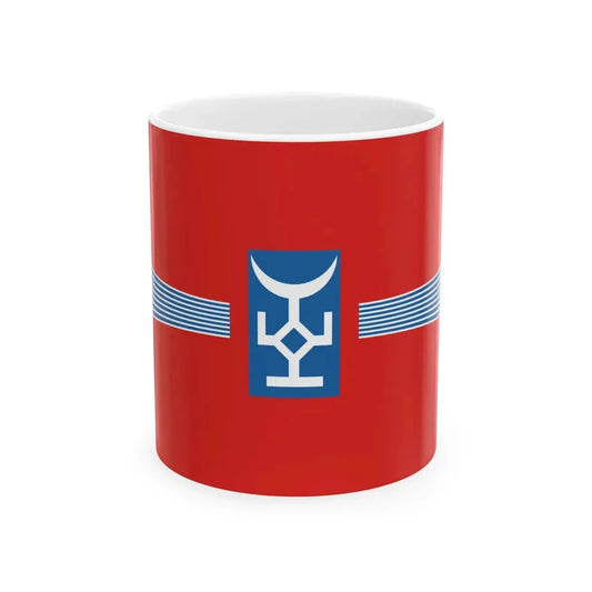 Flag of Talas Province Kyrgyzstan (Kyrgyzstan) White Coffee Mug 11oz - Go Mug Yourself