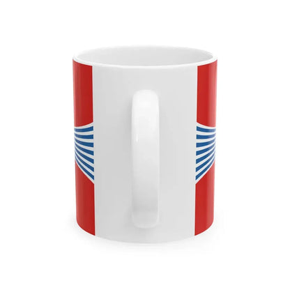 Flag of Talas Province Kyrgyzstan (Kyrgyzstan) White Coffee Mug - Go Mug Yourself
