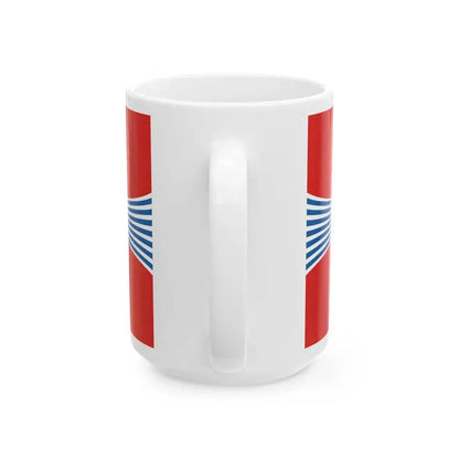 Flag of Talas Province Kyrgyzstan (Kyrgyzstan) White Coffee Mug - Go Mug Yourself