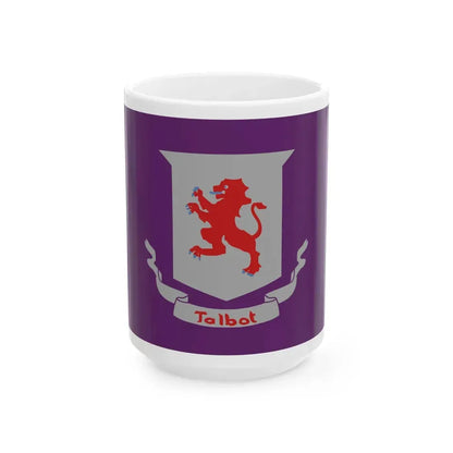 Flag of Talbot County Maryland (United States) White Coffee Mug 15oz - Go Mug Yourself