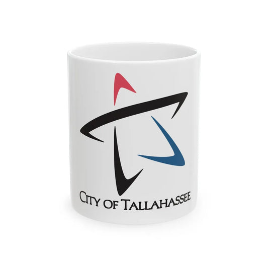 Flag of Tallahassee Florida 2002-2020 (United States) White Coffee Mug 11oz - Go Mug Yourself