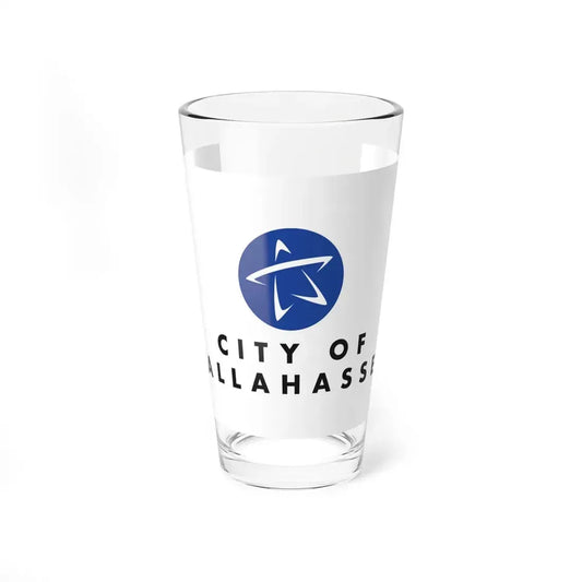 Flag of Tallahassee Florida 2020 (United States) Pint Glass 16oz 16oz - Go Mug Yourself