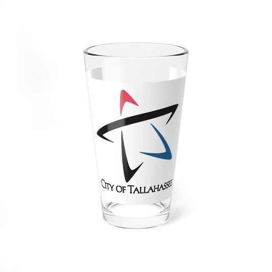 Flag of Tallahassee, Florida - Pint Glass 16oz 16oz - Go Mug Yourself