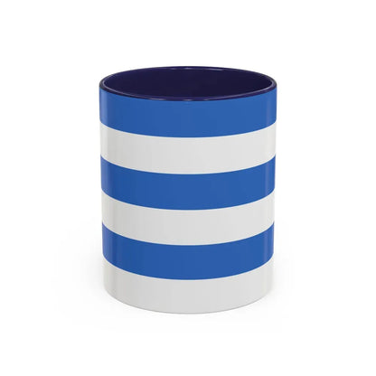 Flag of Tallinn Estonia - Accent Coffee Mug 11oz Navy - Go Mug Yourself