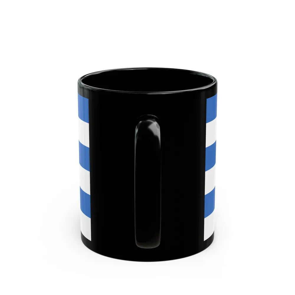 Flag of Tallinn Estonia - Black Coffee Mug-Go Mug Yourself