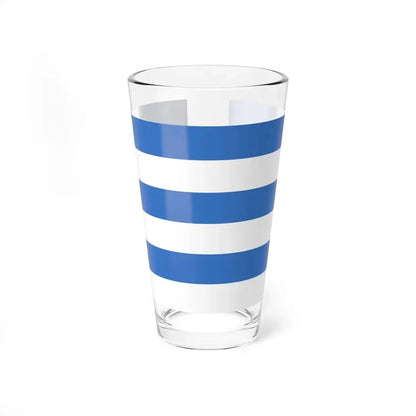 Flag of Tallinn Estonia - Pint Glass 16oz 16oz - Go Mug Yourself