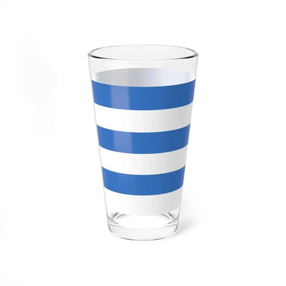 Flag of Tallinn Estonia - Pint Glass 16oz - Go Mug Yourself