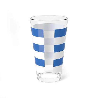 Flag of Tallinn Estonia - Pint Glass 16oz - Go Mug Yourself