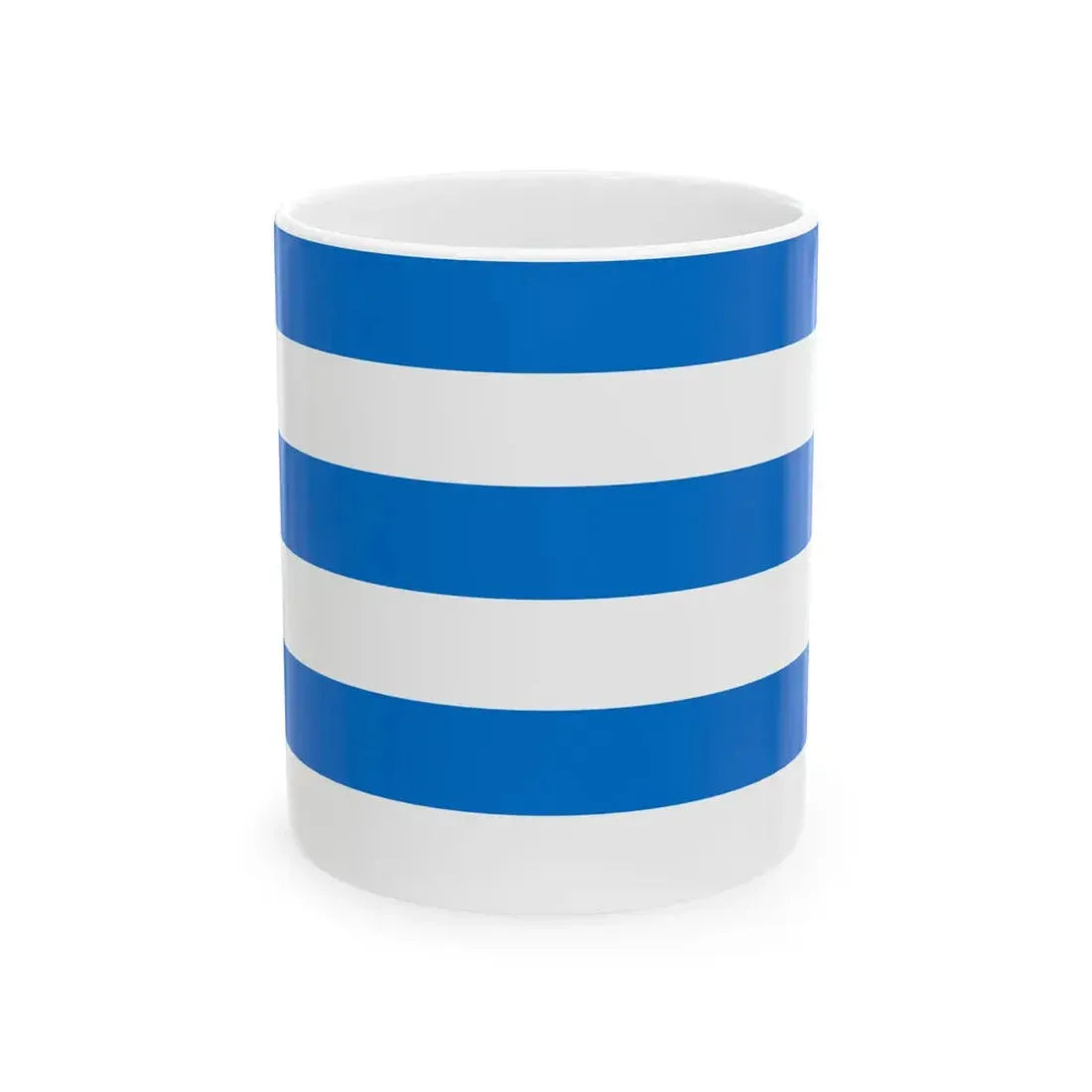 Flag of Tallinn (Estonia) White Coffee Mug 11oz - Go Mug Yourself