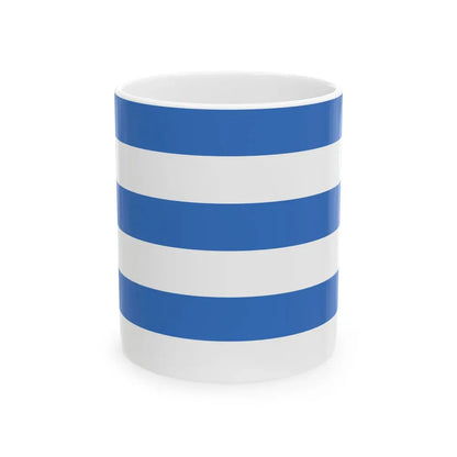 Flag of Tallinn Estonia - White Coffee Mug 11oz - Go Mug Yourself