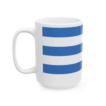 Flag of Tallinn Estonia - White Coffee Mug - Go Mug Yourself