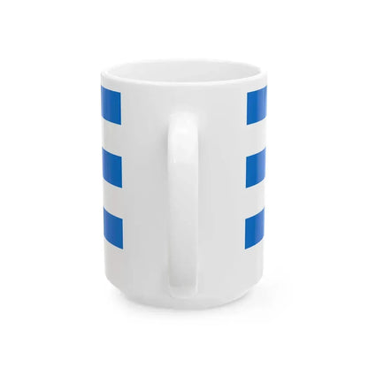 Flag of Tallinn (Estonia) White Coffee Mug - Go Mug Yourself