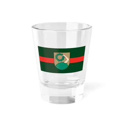 Flag of Talsi (Latvia) Shot Glass 1.5oz 1.5oz - Go Mug Yourself