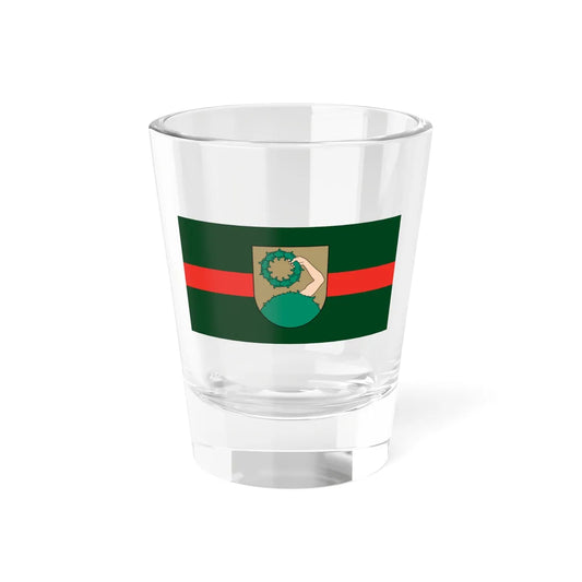 Flag of Talsi (Latvia) Shot Glass 1.5oz 1.5oz - Go Mug Yourself
