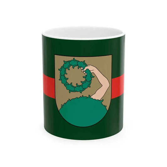 Flag of Talsi (Latvia) White Coffee Mug 11oz - Go Mug Yourself