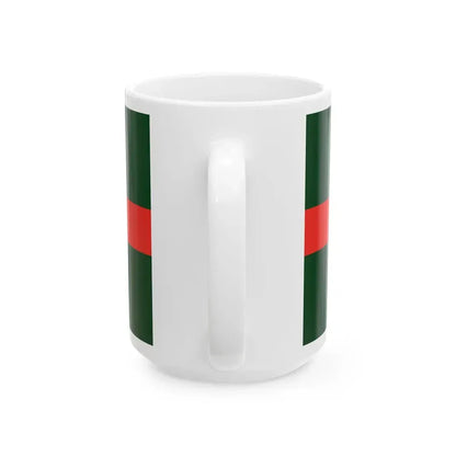 Flag of Talsi (Latvia) White Coffee Mug - Go Mug Yourself