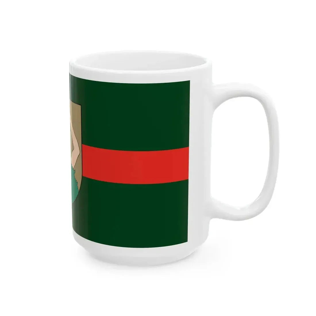Flag of Talsi (Latvia) White Coffee Mug - Go Mug Yourself