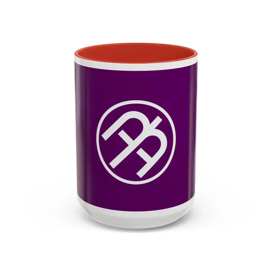 Flag of Tama Tokyo Japan - Accent Coffee Mug 15oz Red - Go Mug Yourself