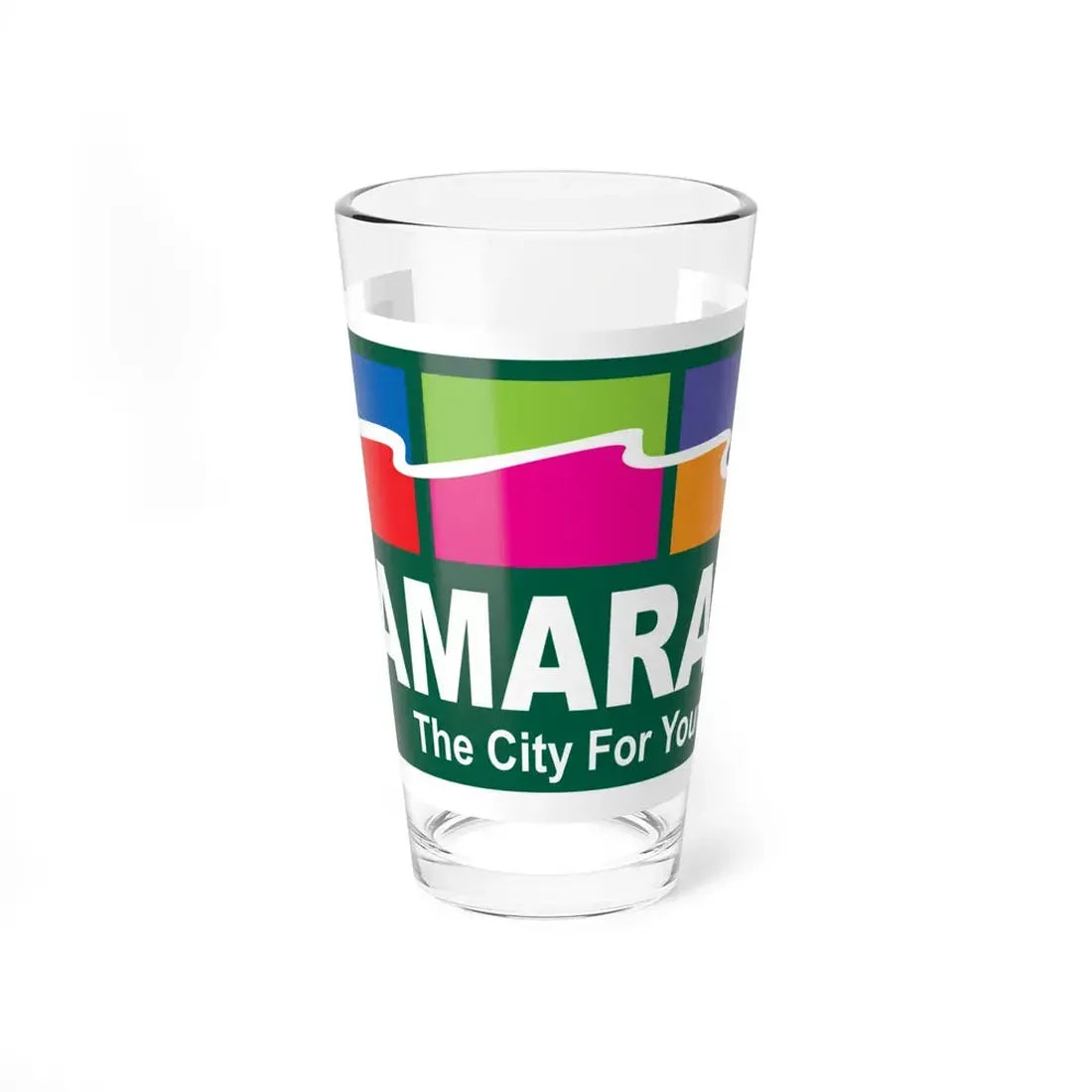 Flag of Tamarac Florida (United States) Pint Glass 16oz 16oz - Go Mug Yourself