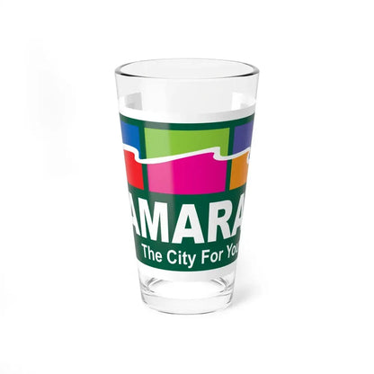 Flag of Tamarac Florida (United States) Pint Glass 16oz 16oz - Go Mug Yourself
