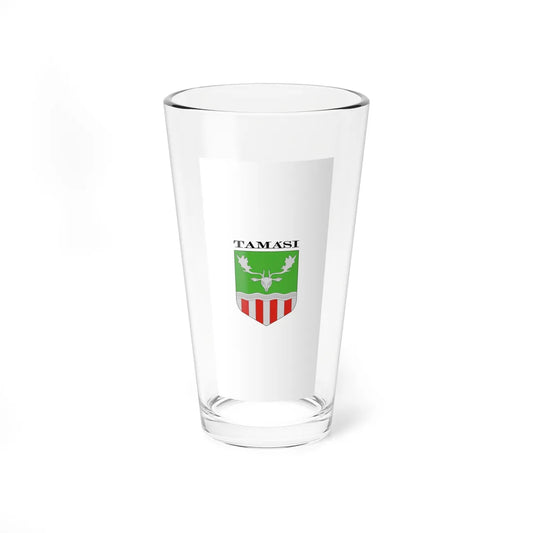 Flag of Tamasi vertical (Hungary) Pint Glass 16oz 16oz - Go Mug Yourself