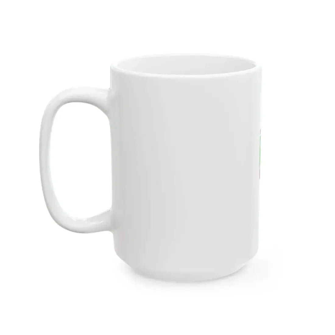 Flag of Tamasi vertical (Hungary) White Coffee Mug - Go Mug Yourself