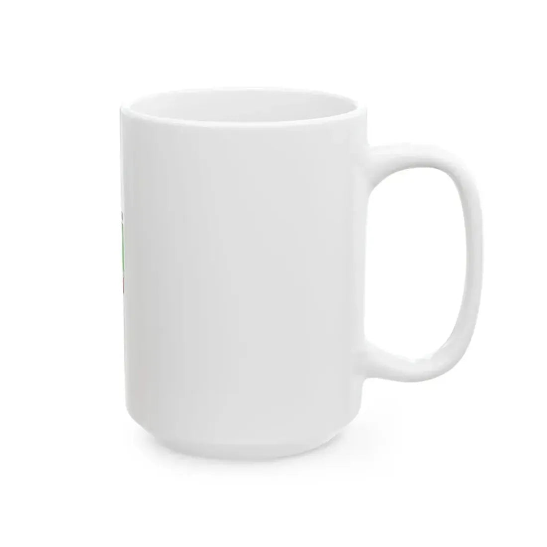Flag of Tamasi vertical (Hungary) White Coffee Mug - Go Mug Yourself