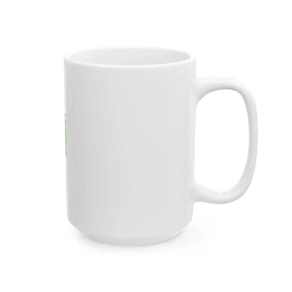 Flag of Tamasi vertical (Hungary) White Coffee Mug - Go Mug Yourself
