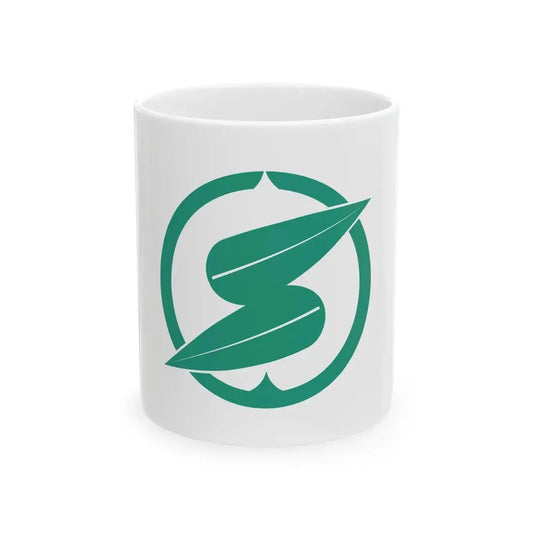 Flag of Tambasasayama Hyogo (Japan) White Coffee Mug 11oz - Go Mug Yourself