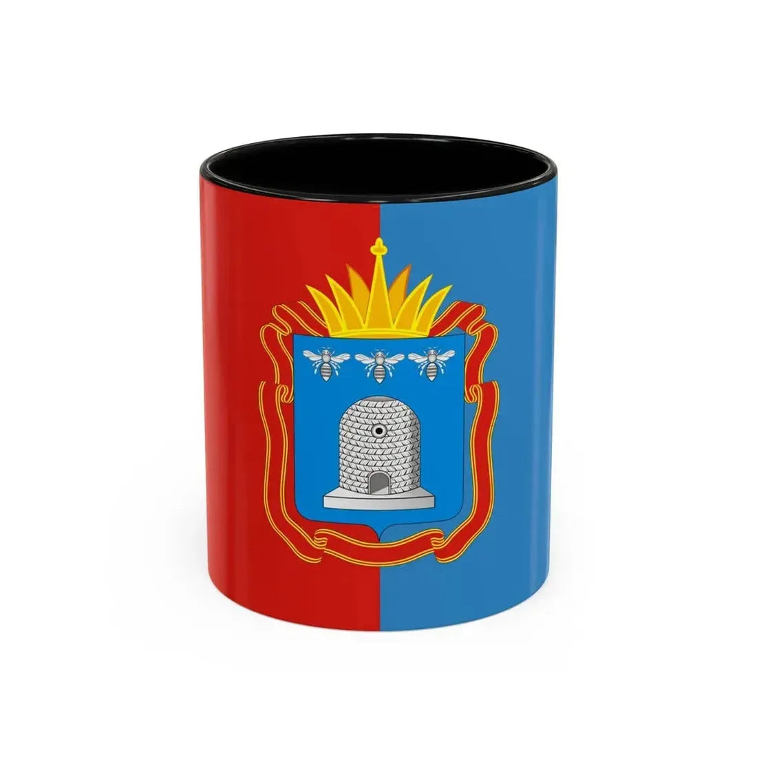 Flag of Tambov Oblast Russia - Accent Coffee Mug 11oz Black - Go Mug Yourself