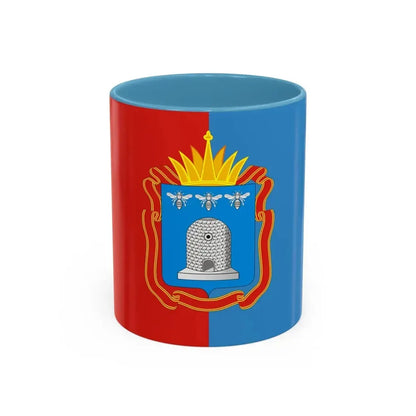 Flag of Tambov Oblast Russia - Accent Coffee Mug 11oz Light Blue - Go Mug Yourself