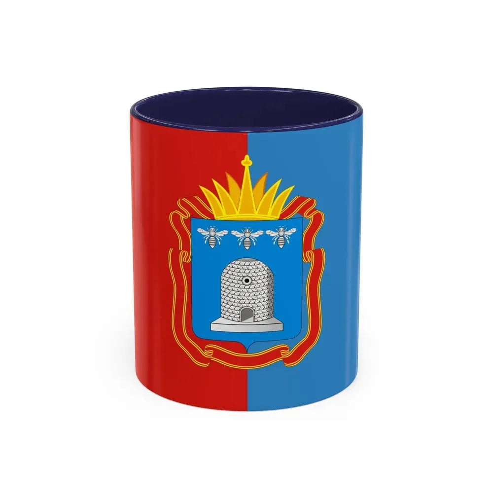 Flag of Tambov Oblast Russia - Accent Coffee Mug 11oz Navy - Go Mug Yourself