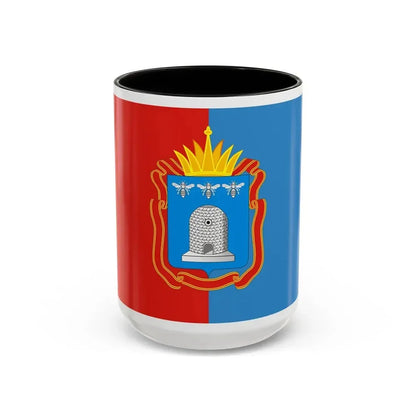Flag of Tambov Oblast Russia - Accent Coffee Mug 15oz Black - Go Mug Yourself