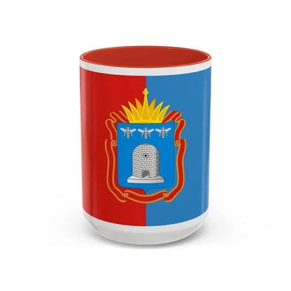 Flag of Tambov Oblast Russia - Accent Coffee Mug 15oz Red - Go Mug Yourself