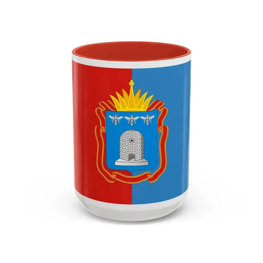 Flag of Tambov Oblast Russia - Accent Coffee Mug 15oz Red - Go Mug Yourself
