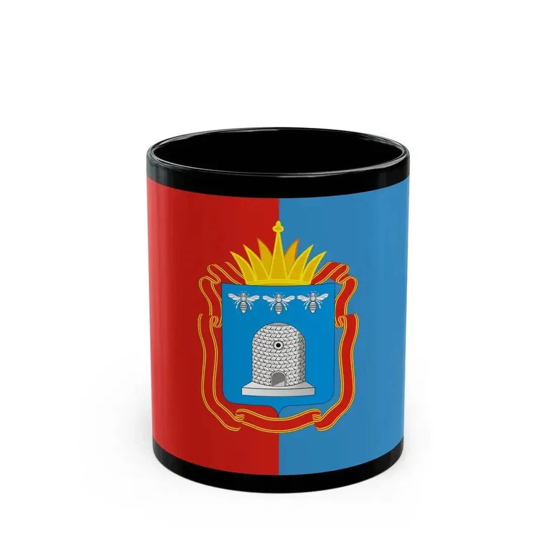 Flag of Tambov Oblast Russia - Black Coffee Mug 11oz - Go Mug Yourself
