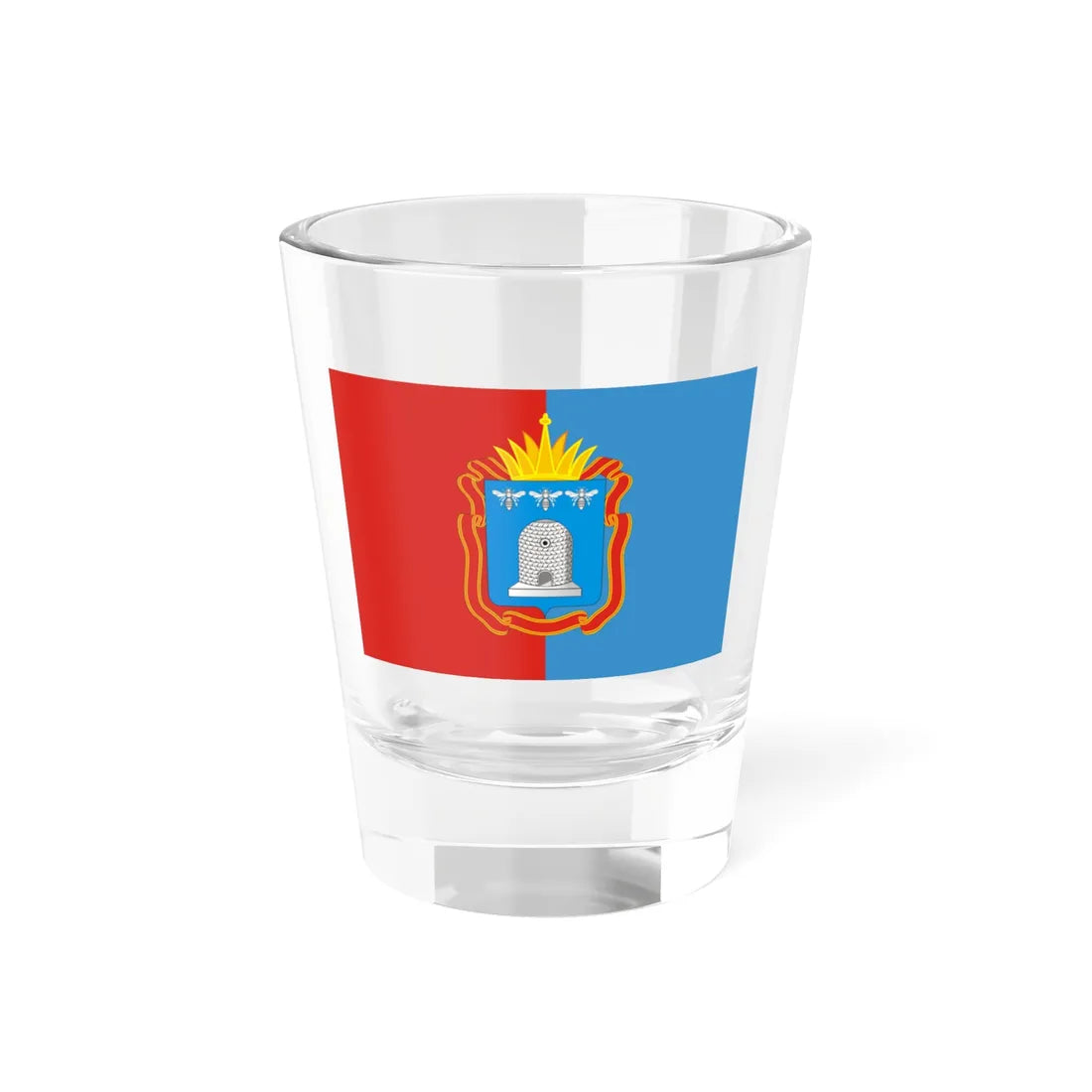 Flag of Tambov Oblast (Russia) Shot Glass 1.5oz 1.5oz - Go Mug Yourself