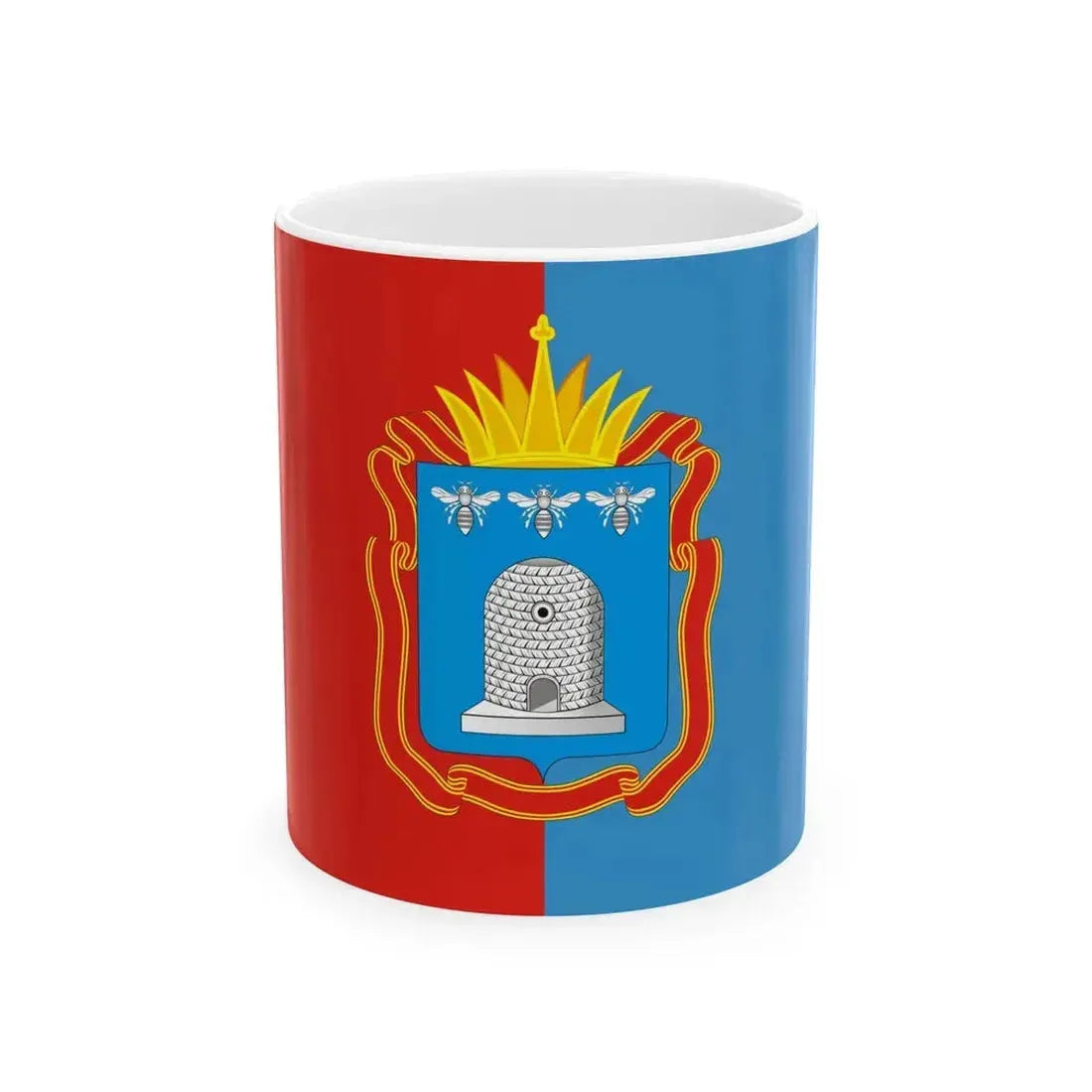 Flag of Tambov Oblast Russia - White Coffee Mug 11oz - Go Mug Yourself