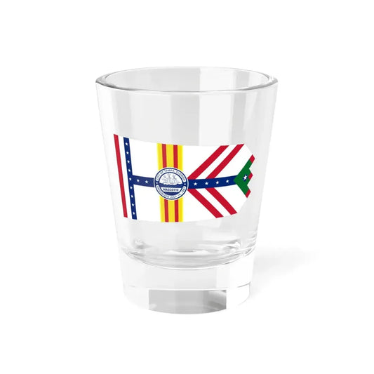 Flag of Tampa Florida (United States) Shot Glass 1.5oz 1.5oz - Go Mug Yourself