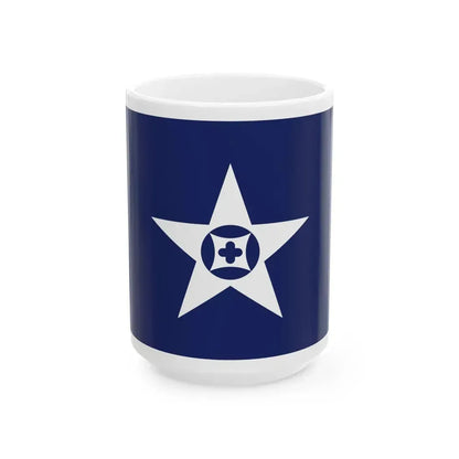 Flag of Tanabe Wakayama (Japan) White Coffee Mug 15oz - Go Mug Yourself